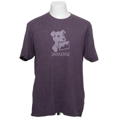 T-shirt (Purple) from Next Level Apparel Cotton, Polyester, Viscose