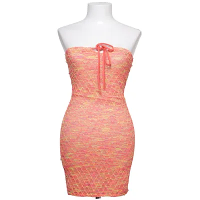 Robe (Orange, Multicolore) de Fashion Nova Élasthane, Polyester