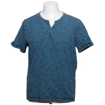 Henley shirt (Blue) from Jean Pascale Cotton
