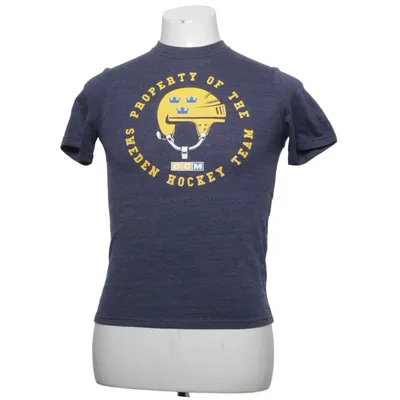 T-shirt (Bleu, Multicolore) de CCM Coton, Polyester, Viscose
