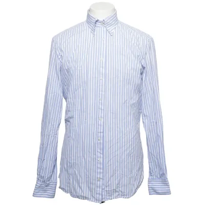 Skjorta (Blå, Vit) från Shirtonomy Bomull
