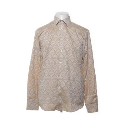 Shirt (Beige, Wit) van Eton Katoen