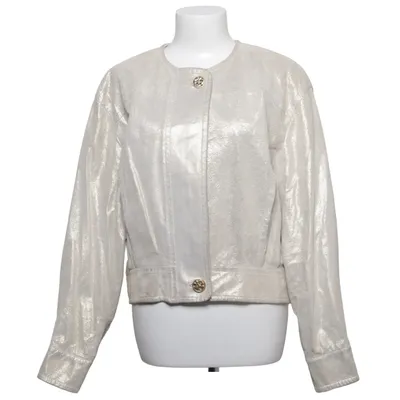 Veste en cuir (Or) de Crisca Cuir