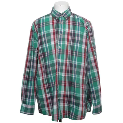 Button down shirt (Green, Red, Multicolored) from Kitaro Cotton
