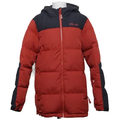 Winter jacket (Orange, Gray) from Trollkids Down, Feather, Polyamide, Polyester