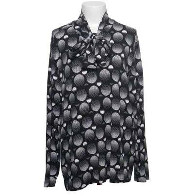 Blouse (Noir, Blanc) de Gabriella K. Élasthane, Viscose