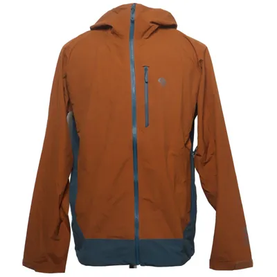 Outdoor jacket (Brown, Blue) from Mountain Hard Wear Elastane, Polyamide