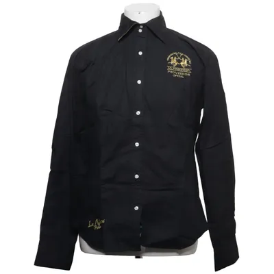 Chemise (Noir) de La Martina Coton, Élasthane
