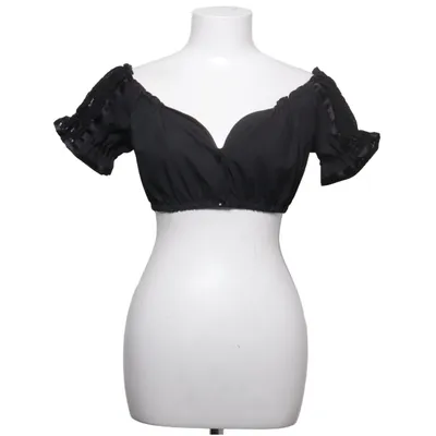 Dirndl blouse (Zwart) van Country Line Katoen, Elastaan, Polyamide, Polyester