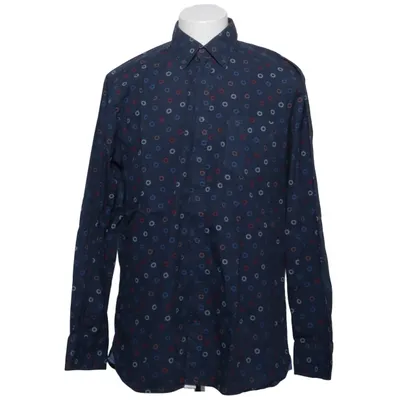 Shirt (Blauw, Meerkleurig) van Commander Katoen