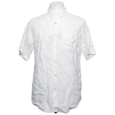Short sleeve shirt (White) from L'Homme Rouge Linen