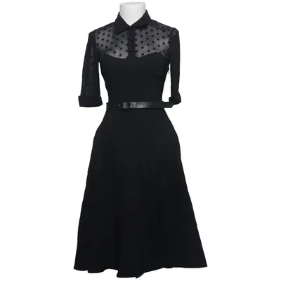 Kjole (Sort) fra Collectif Bomuld, Elastan, Polyamid, Polyester
