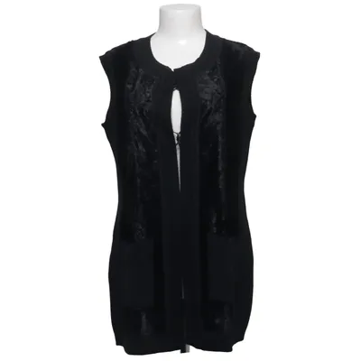 Gilet (Zwart) van Faber Acryl, Merinowol