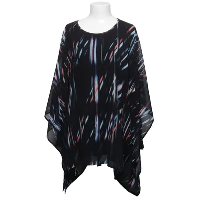 Tunique (Noir, Multicolore) de Ulla Popken Élasthane, Polyester, Viscose