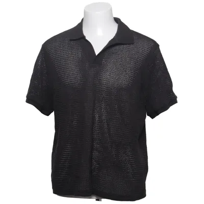 Polo (Noir) de H&M Coton, Polyester