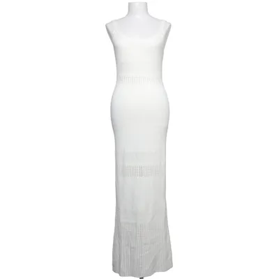Maxi dress (White) from JLUXLABEL Acrylic, Polyamide