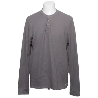 T-shirt manches longues (Gris) de Denim Factory Coton, Polyester