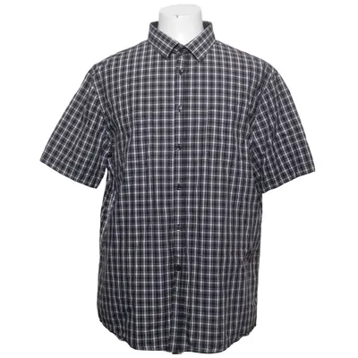 Chemise à manches courtes (Noir, Blanc) de Madison Avenue Coton