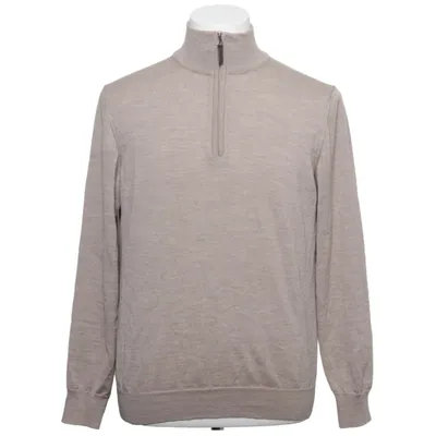 Sweater (Beige) fra Ströms Merinould