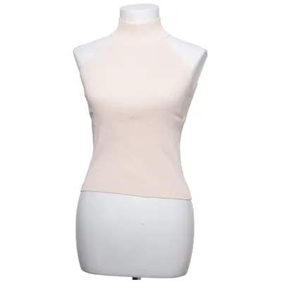 Halterneck top (Beige) fra Zara Knit Polyamid, Viscose