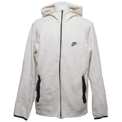 Hættetrøje (Hvid) fra Nike Bomuld, Polyester