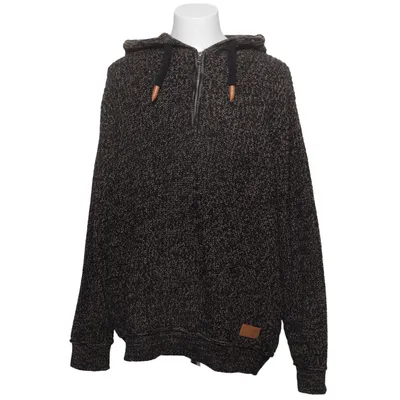 Capuchon sweater (Zwart, Beige) van Reward Acryl