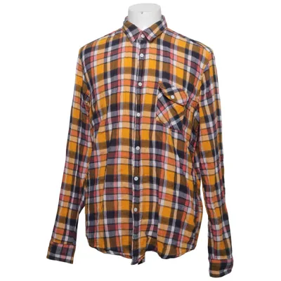 Chemise en flanelle (Jaune, Bleu, Blanc) de Vailent Clothing Coton