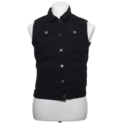 Gilet en jean (Noir) de Black Premium Coton, Élasthane