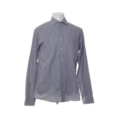 Shirt (Blue, White) from Oscar of Sweden Cotton