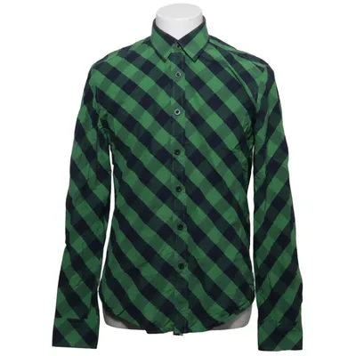 Flanellen overhemd (Groen, Blauw) van Jack & Jones Vintage Denim Katoen