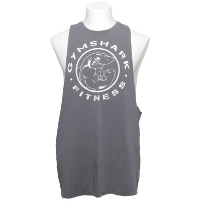 Träningslinne (Grå) från Gymshark Bomull, Elastan