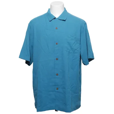 Chemise à manches courtes (Bleu) de Tommy Bahama Polyester, Soie