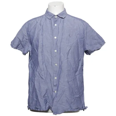 Short sleeve shirt (Blue) from Lyle & Scott Cotton, Linen