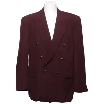 Blazer (Rouge) de Turo Tailor Acétate, Polyester, Viscose, Laine
