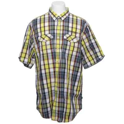 Korte mouwen shirt (Geel, Blauw, Wit) van Engbers Katoen