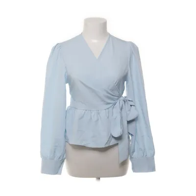 Wikkelblouse (Blauw) van Flamant Rose Polyester