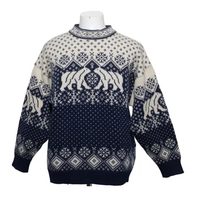 Lusekofta (Blå, Vit) från Skjaeveland Ull