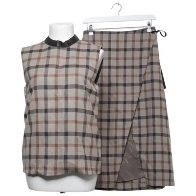 Ensemble (Beige, Marron, Noir) de Aeron Cupro, Élasthane, Cuir, Laine