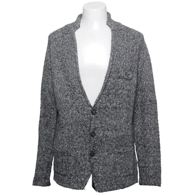 Cardigan (Grijs, Zwart, Wit) van Emilio Adani Acryl, Katoen, Elastaan, Polyamide, Polyester