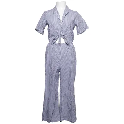 Jumpsuit (Blau, Weiß) von Aéryne Baumwolle
