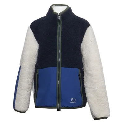 Fleecejacka (Blå, Vit) från Woolrich Polyester, Ull