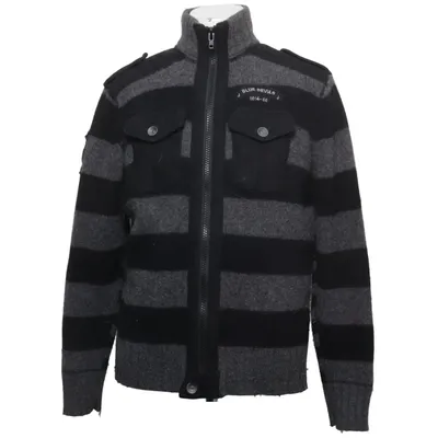 Cardigan (Black, Gray) from Jack & Jones Vintage Denim Polyamide, Wool