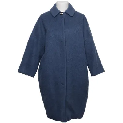 Mantel (Blau) von Intrend Acetat, Alpakawolle, Mohair, Polyamid, Viskose