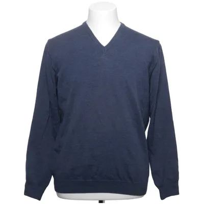 Pullover (Blue) from Oscar Jacobson Merino wool