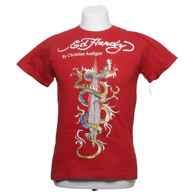 T-shirt (Red, Multicolored) from Ed Hardy by Christian Audigier