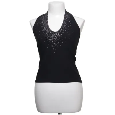 Halter neck top (Black) from Wings Elastane, Polyester