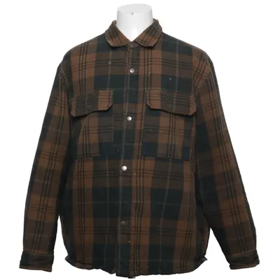 Overshirt (Green, Brown, Multicolored) from H&M Cotton, Polyester