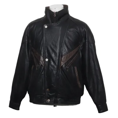 Leren jack (Zwart, Bruin) van Trapper Leer, Polyester