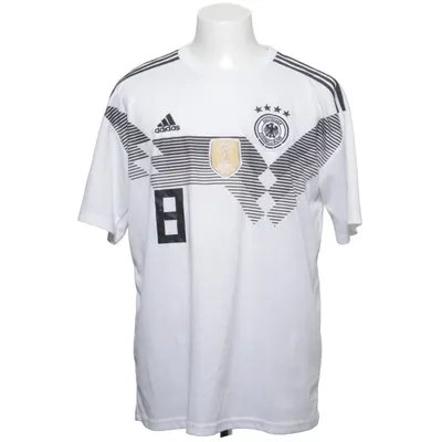 Fodboldtrøje (Hvid, Sort) fra Adidas Polyester