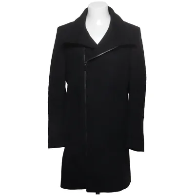 Coat (Black) from Black Tag by Zara Man Polyester, Viscose